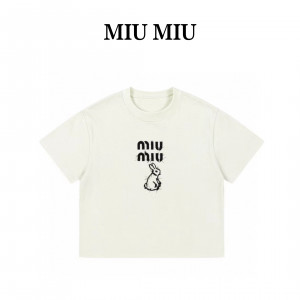 MIUMIU ミュウミュウ 半袖Tシャツ 女 G423257